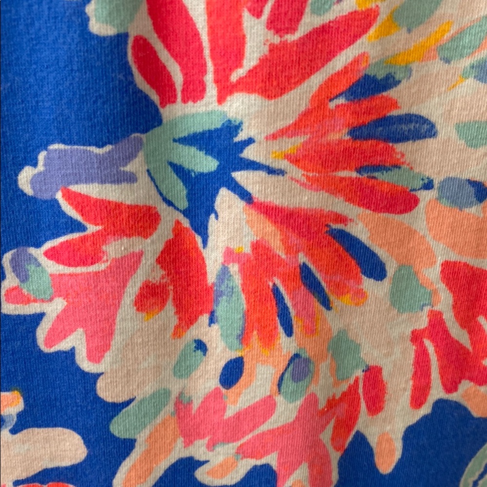 Lilly Pulitzer Pink and Blue Floral Dress - Picture 4 of 4